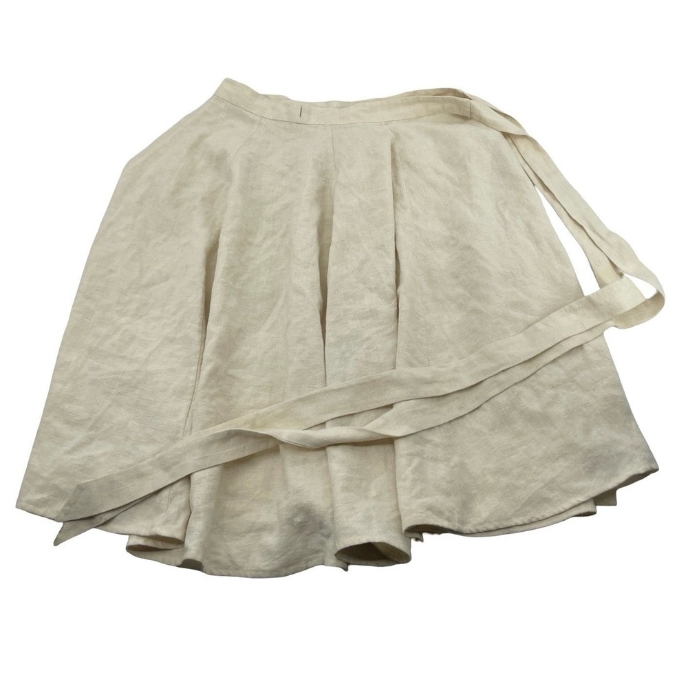 DOEN Women Skirt Wrap Cream Linen XS